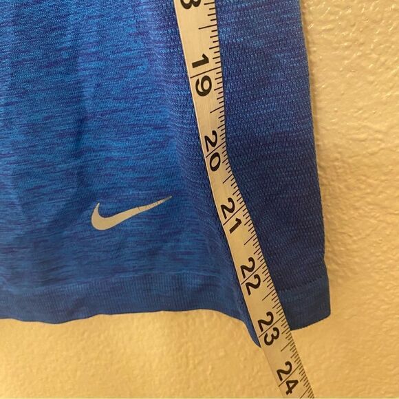 Nike blue stretchy racer back dri fit running yoga tank top -XS - Picture 6 of 6